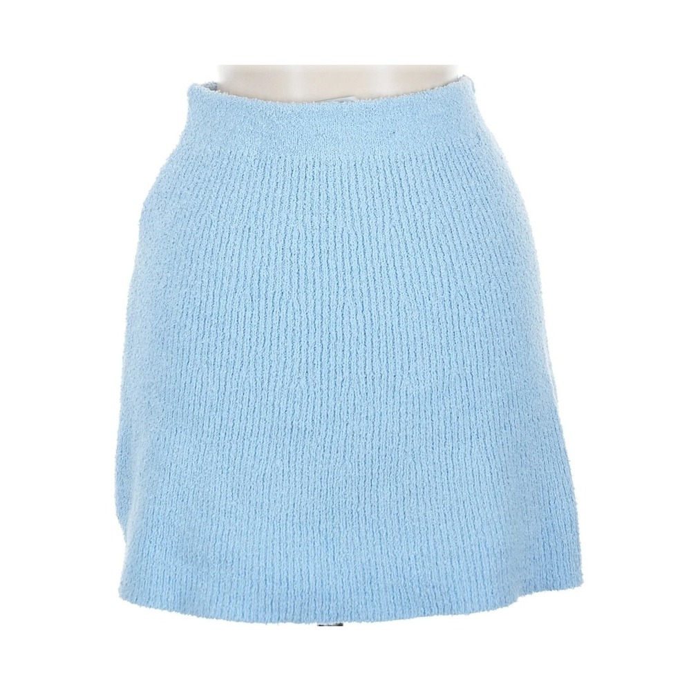 Hausen Knit Mini Skirt Women Size M Sky Blue Girlhoodcore Kawaii Coquette Girl
